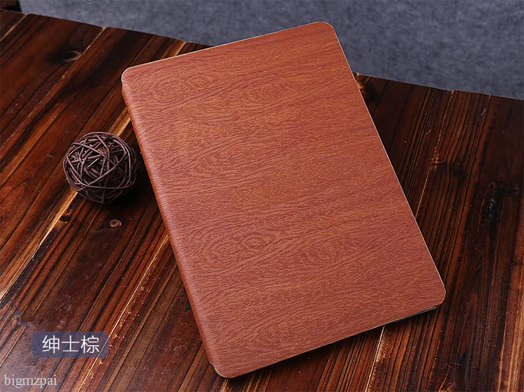 Классический деловой чехол-подставка из искусственной кожи под дерево для Apple ipad