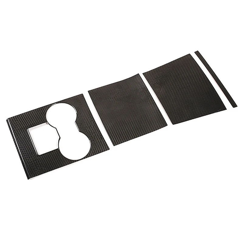 

Для Tesla модель 3 центральной Управление Шестерни Панель Реальные углеродного волокна комплект из 4-х предметов из светильник и тонкий автомо...