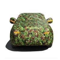 kayme waterproof camouflage car covers outdoor sun protection cover for car reflector dust rain snow protective