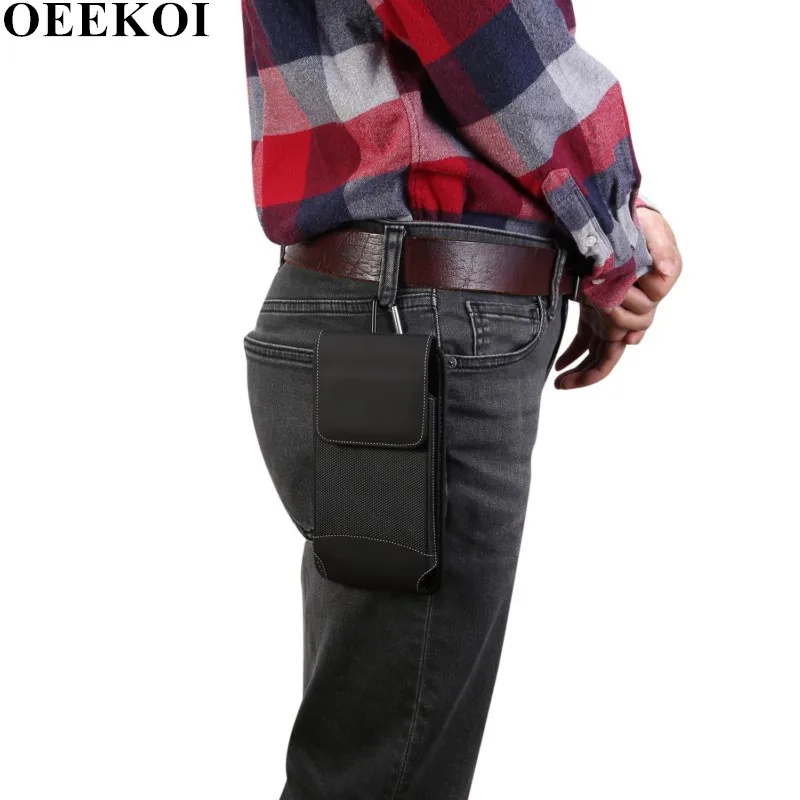 OEEKOI Universal Durable Oxford Cloth Belt Clip Pouch Case for Samsung Galaxy Note 10 Lite/S10 Lite/A70s/A31/M21/XCover Pro/A51 | Мобильные