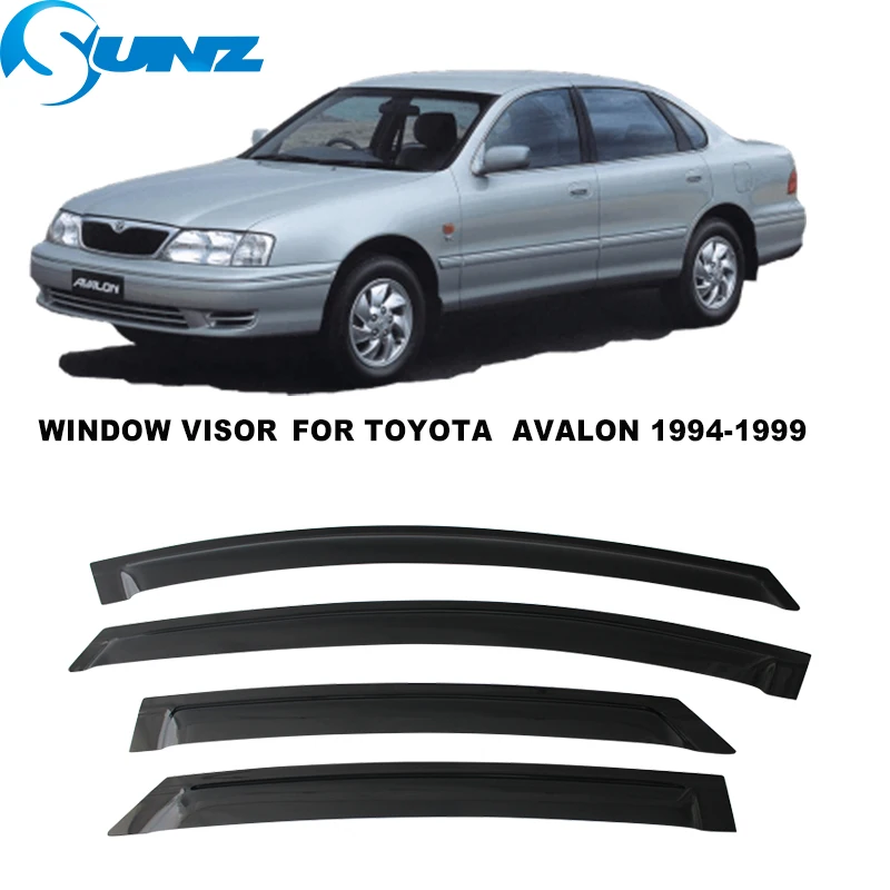 Дефлекторы боковых окон для Toyota Avalon 1994 1995 1996 1997 1998 черный козырек защита от дождя