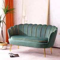 sofa for living room furniture modern ins luxury double big sofas nordic design armchairs hotel soft waiting chairs petal shaped