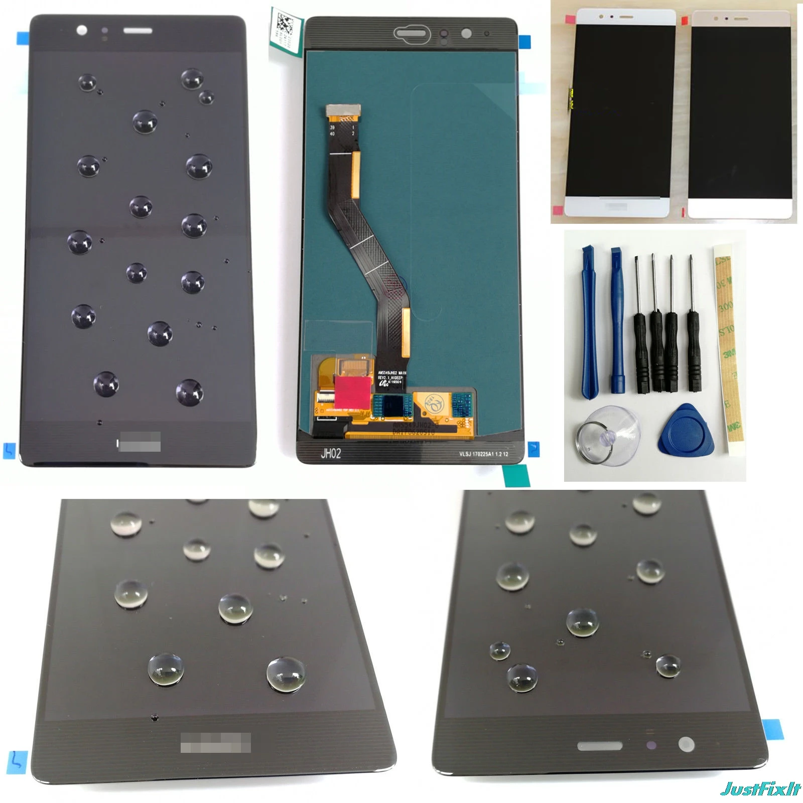 ЖК-дисплей для Huawei P8 Lite Экран дисплея Замена P9 PRA-LA1 PRA-LX1 AAA Качество + рамка |