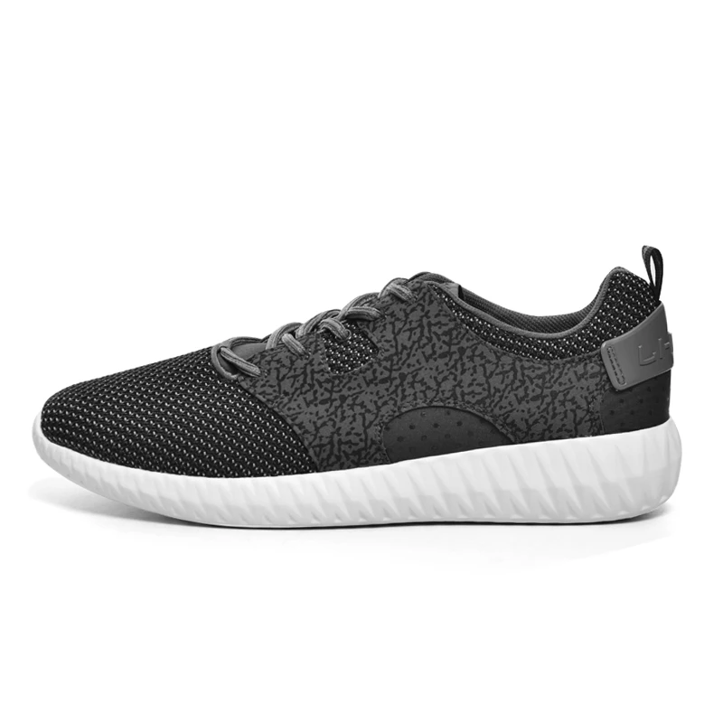 Li-Ning/мужская стильная обувь для образа жизни; текстильные мягкие дышащие кроссовки; спортивная обувь с подкладкой для фитнеса; AGLM005 YXB047 - Цвет: AGLM005 1H