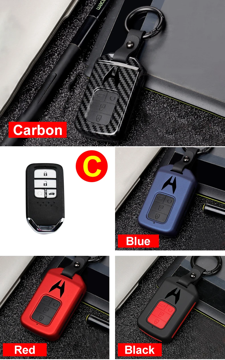 ABS+ силиконовый для ключа автомобиля чехол для электронный контроллер дросселя для Honda Civic CRV HR-V HRV пилот соглашение о Одиссее 2013- удаленный смарт-ключ чехол