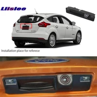car reverse rear view parking camera for ford focus 2015 2016 2017 hatchback auto integrated trunk handle cam