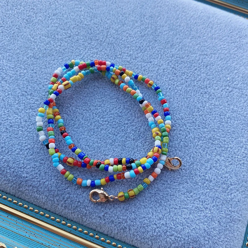 

Fashion Reading Glasses Chain For Women Sunglasses Cords Casual Acrylic Color Beaded Eyeglass Strap Rope Masks Chain Neck Strap