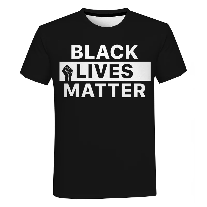 

New Black Lives Matter T Shirts Fashion Men and Women T-shirt Short Sleeve Unisex I Can't Breathe George Floyd Tshirt Streetwear