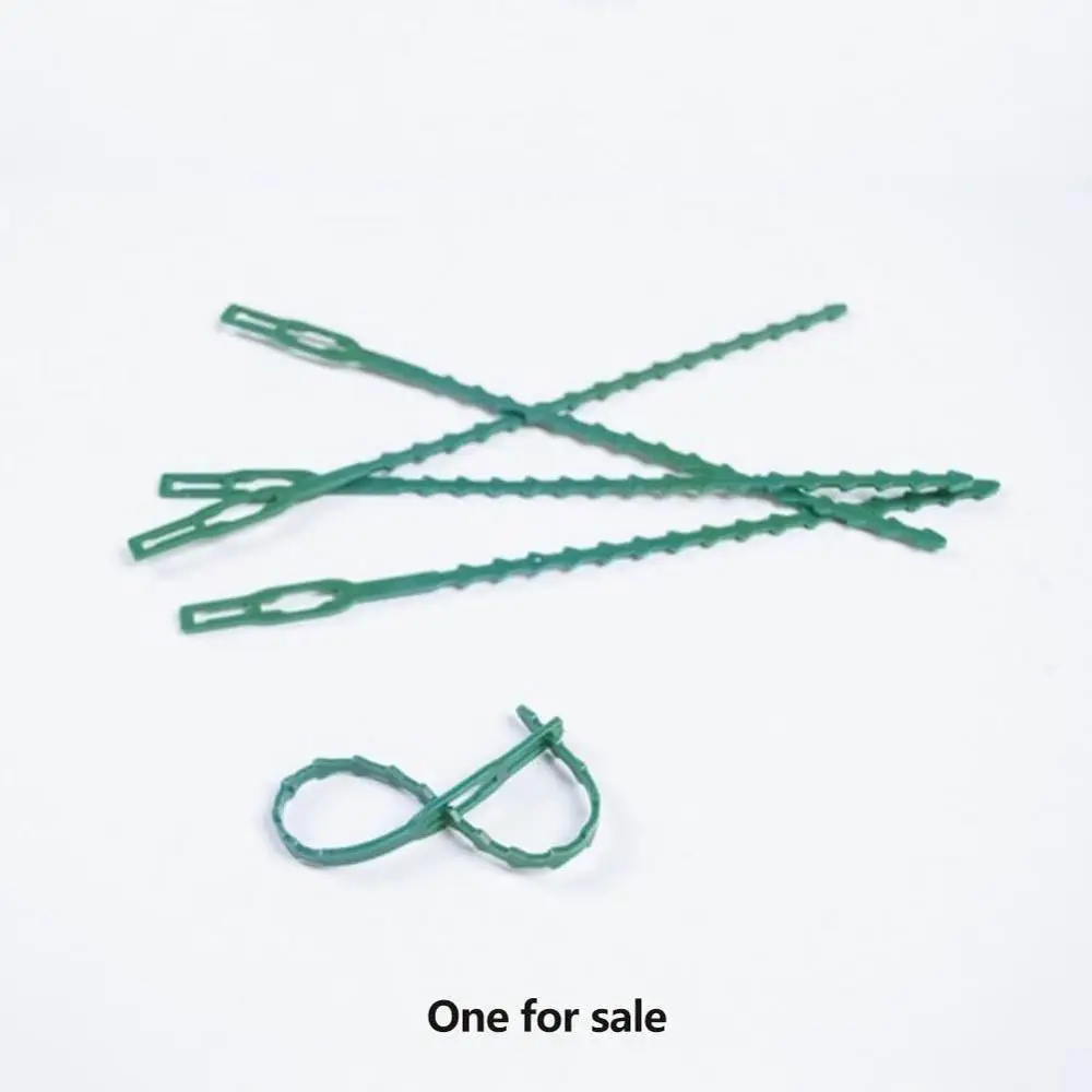 Новый 20 шт. сад стяжки Пластик кабельные самоблокирующийся завод Поддержка