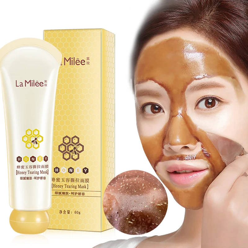 

Honey tearing mask Peel Mask oil control Blackhead Remover Peel Off Dead Skin Clean Pores Shrink Facial care face Skincare mask