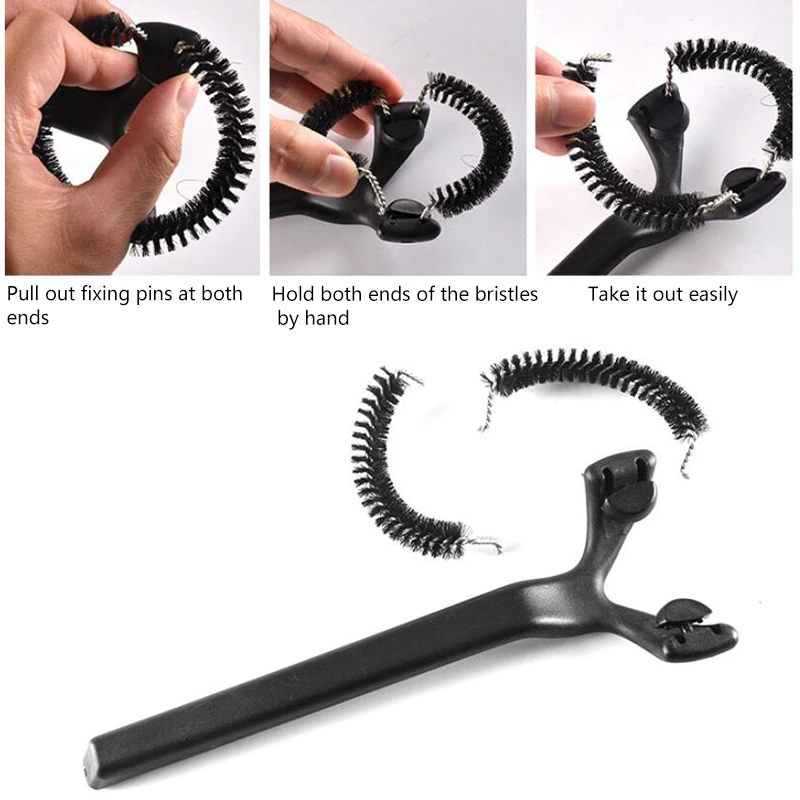 

51mm Coffee Machine Brush Cleaner Coffee Maker Espresso Group Head Cleaning Round Brushes Barista Grinder Cleaning Tools