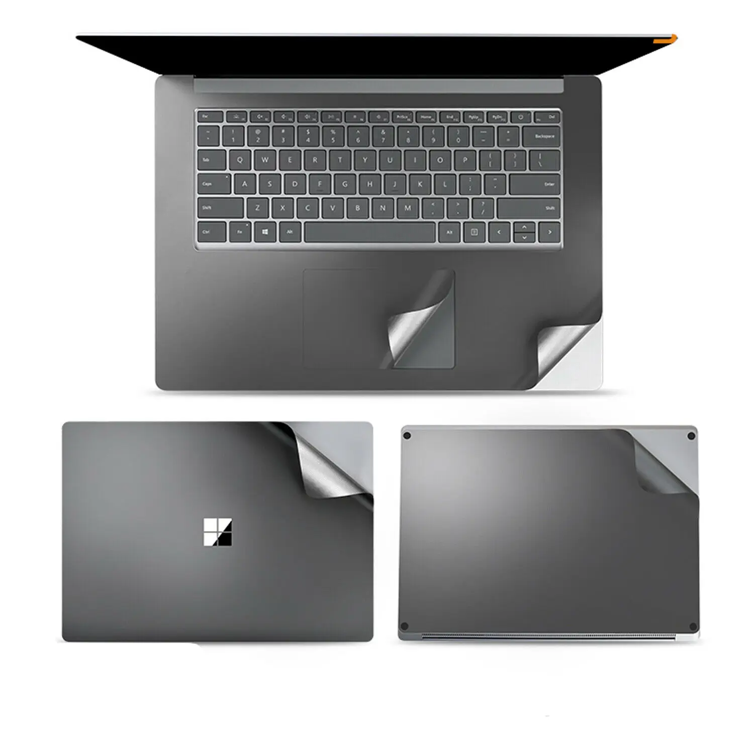 4 в 1 защитная виниловая наклейка на весь корпус для Microsoft Surface Laptop3 13 5 дюйма 15