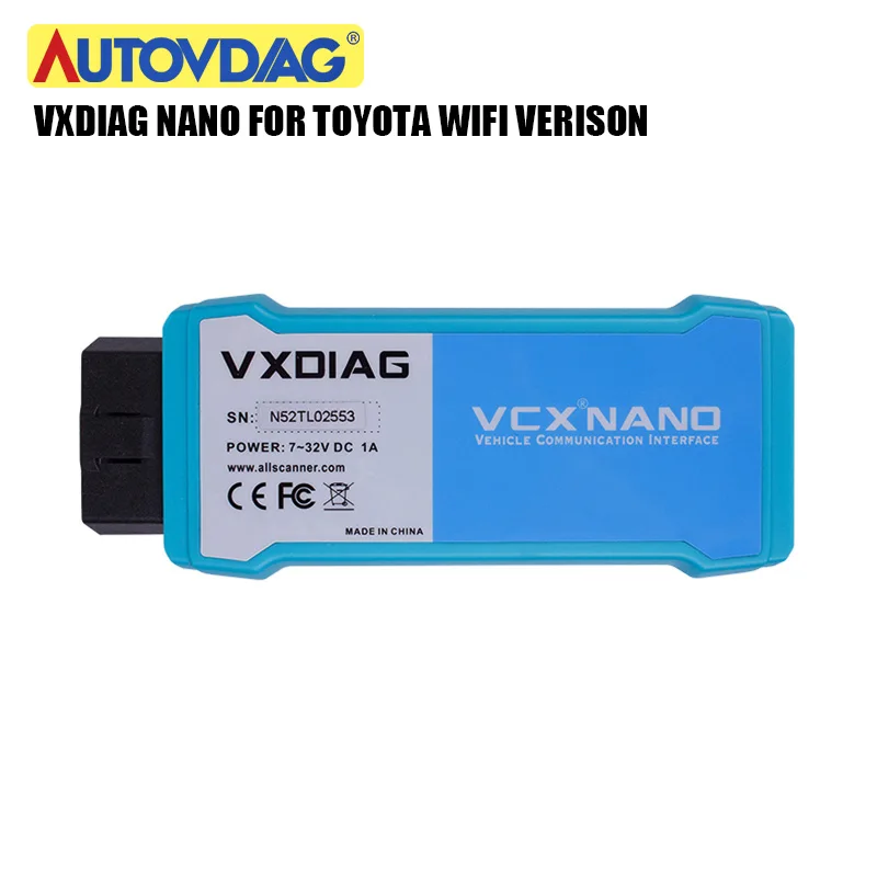 VXDIAG VCX NANO для GM/Opel GDS2 для Ford для Mazda для toyota для vw 5054 автомобильный диагностический инструмент Wi-Fi для онлайн программирования - Цвет: For-toyota WIFI