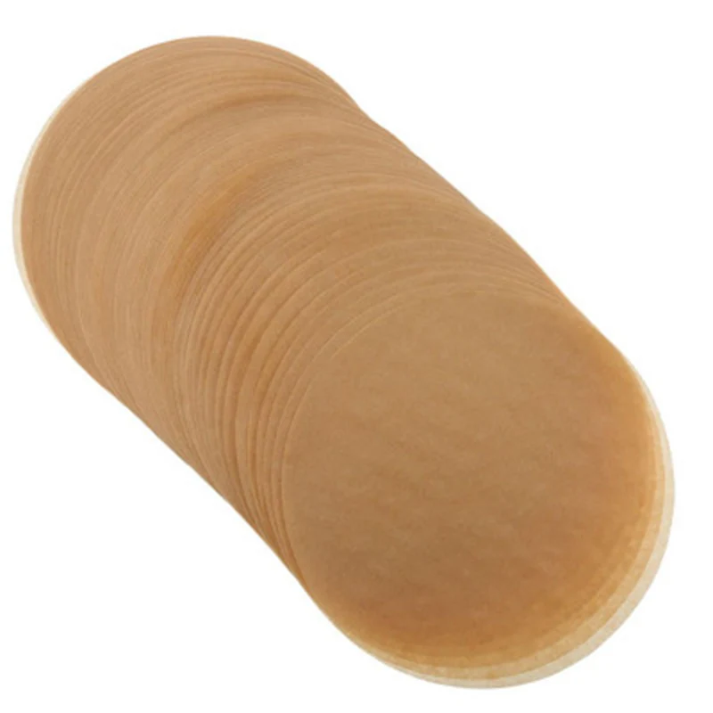 

100pcs Air Fryer Liners 8/9/10 Inches Perforated Parchment Steaming Papers Non-stick Steamer Mat TSH Shop