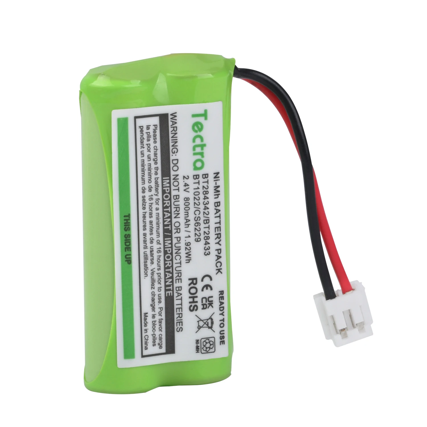 bt184342 cordless home phone battery pack for vtech bt284342 bt18433 bt28433 cs6209 cs6219 cs6229 bt8001 bt8300 ni mh battery free global shipping