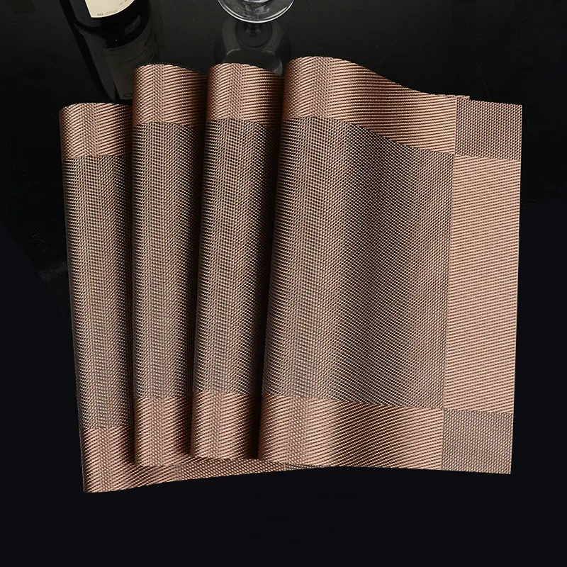 4 шт./лот шикарная подстилка водонепроницаемая пластиковая подставка под стол из