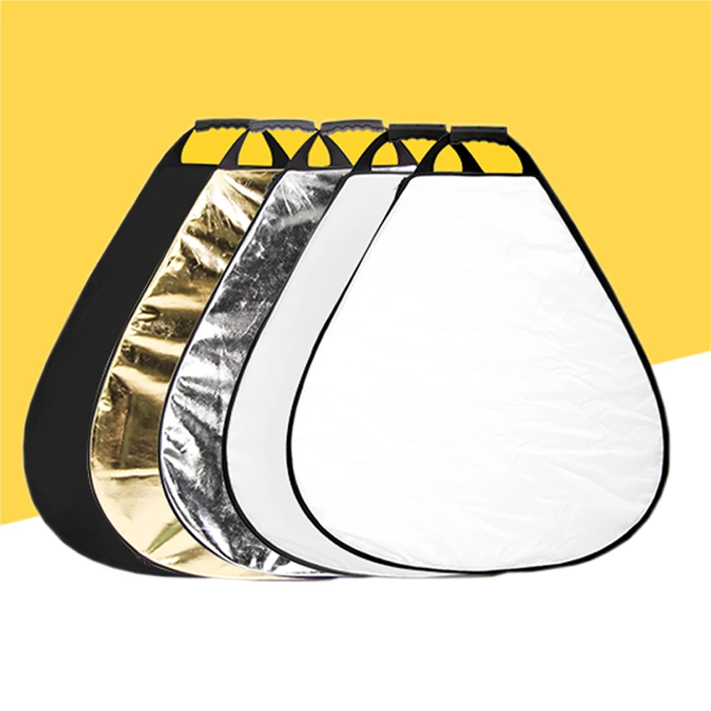 Портативный треугольный складной штатив для фотостудии 80 см 5 в 1 с винтом 1/4