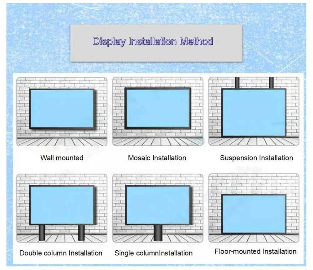 Painel de led de alto brilho, módulo