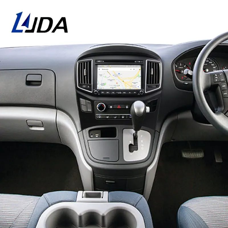 

LJDA Android 10 Car DVD Player For Hyundai H1 Grand Starex 2016 2017 2018 GPS Navi Stereo 2 Din Car Radio 4G+64G Multimedia DSP