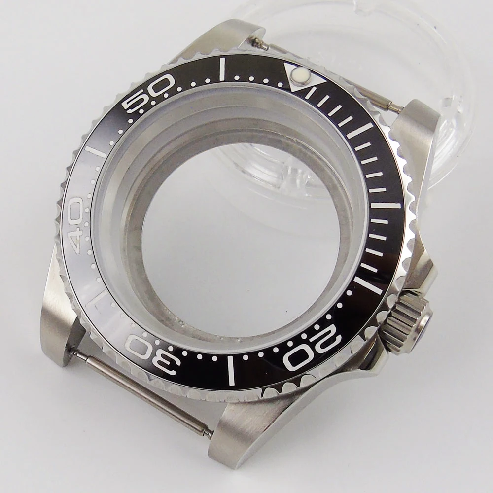 

Fit NH35 NH35A Stainless Steel High Quality 40mm Watch Case Sapphire Crystal Seeing-Through / Solid Backcover