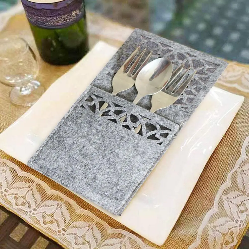 4 шт. рождественские сумки для столовых приборов