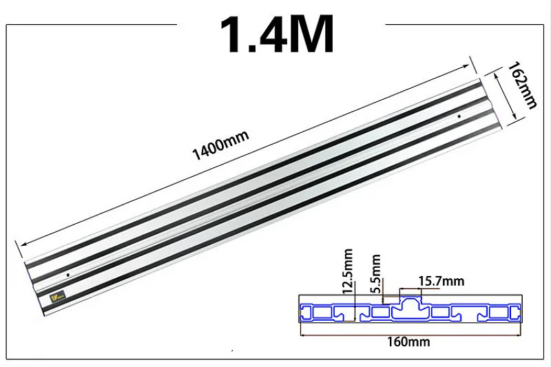 Универсальная Двухуровневая электрорезиновая направляющая для пилы с