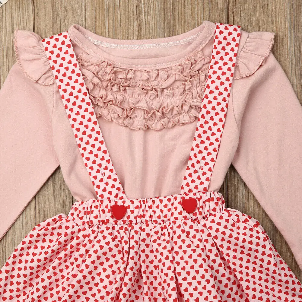 Комплекты летней одежды для маленьких девочек боди с рюшами и складным декором +