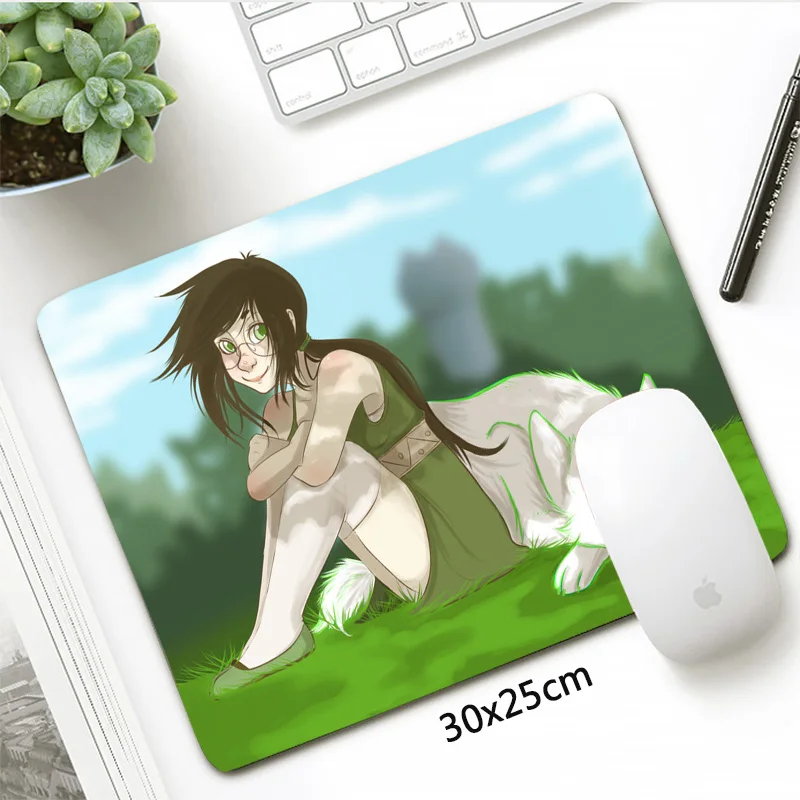 Коврик для мыши с аниме компьютерный геймерский коврик 30x25 см комический игровой