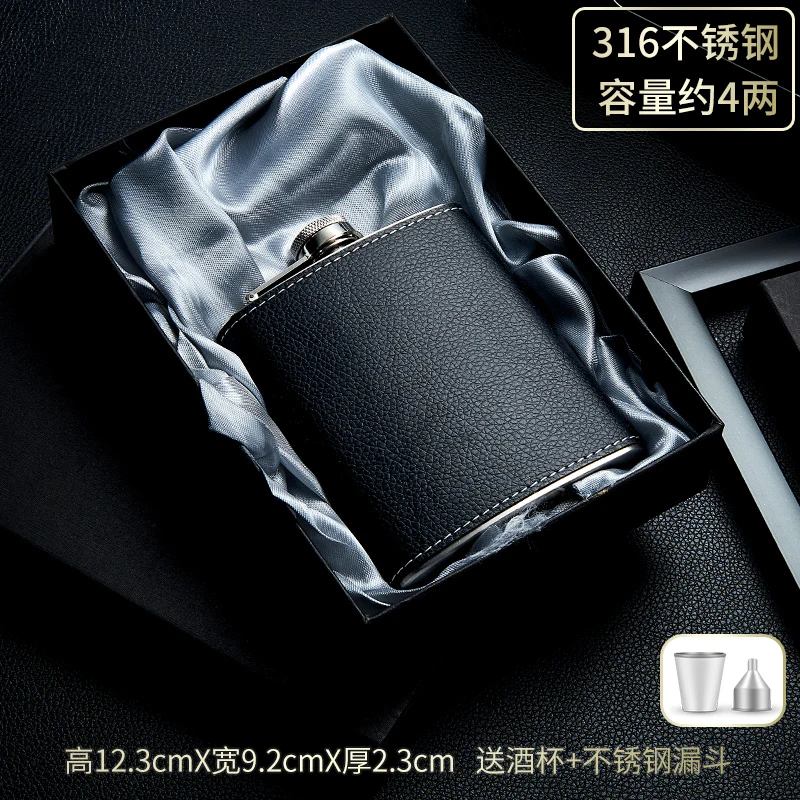 

Stainless Steel Hip Flasks Creative Handmade Outdoor Portable Gift Set Whiskey Hip Flask Copas De Vino Kitchen Drinkware DB60JH
