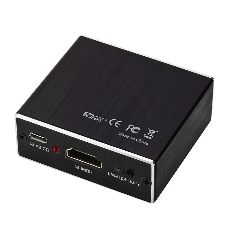 

HDMI совместимый аудио экстрактор домашний Видео Стерео экстрактор преобразователь Оптический кабель RCA-стиль аналоговый L/R 3,5 мм аудио сплит...