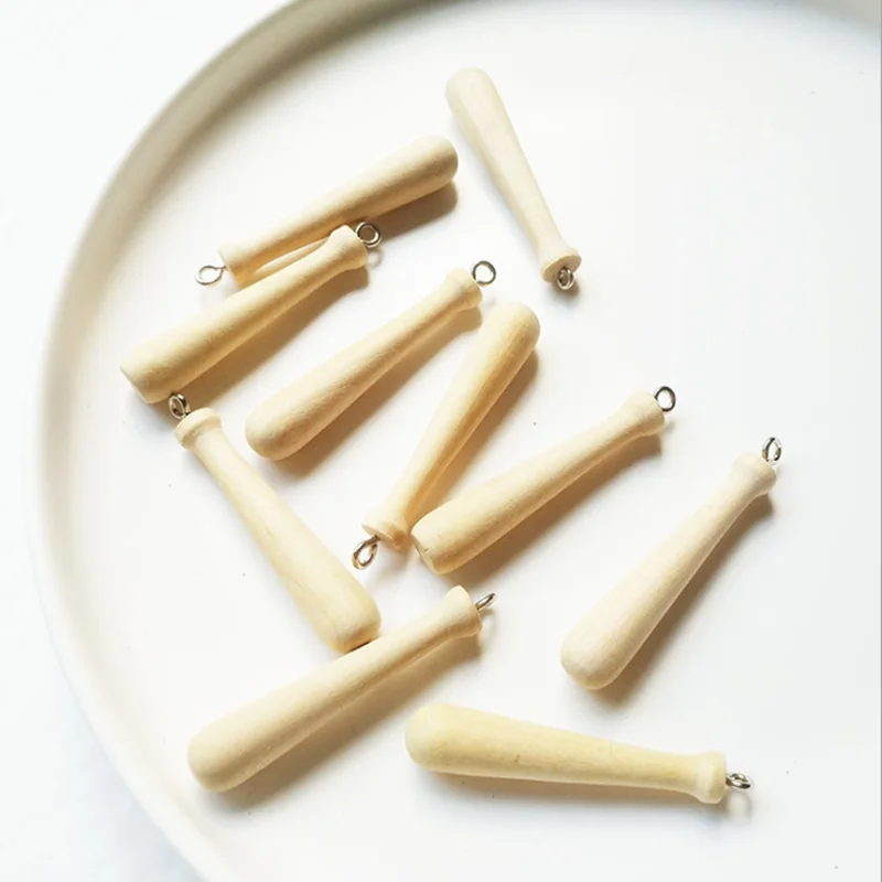 

4pcs /lot 3D Mini PU Baseball And Wooden Baseball Bat Charm Ornament Diy making Embellishment Crafts