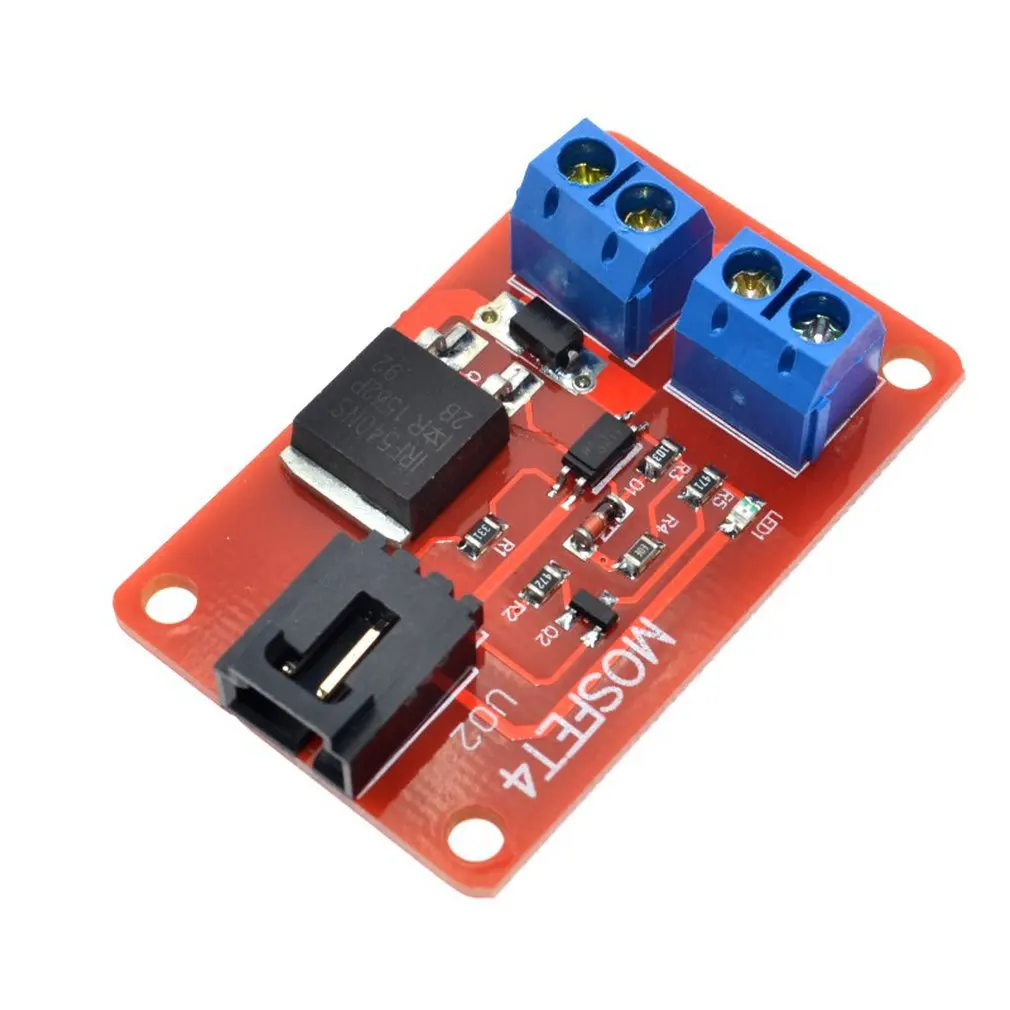 Модуль 1 канал Route MOSFET Кнопка IRF540 изолированный модуль питания + переключателя для