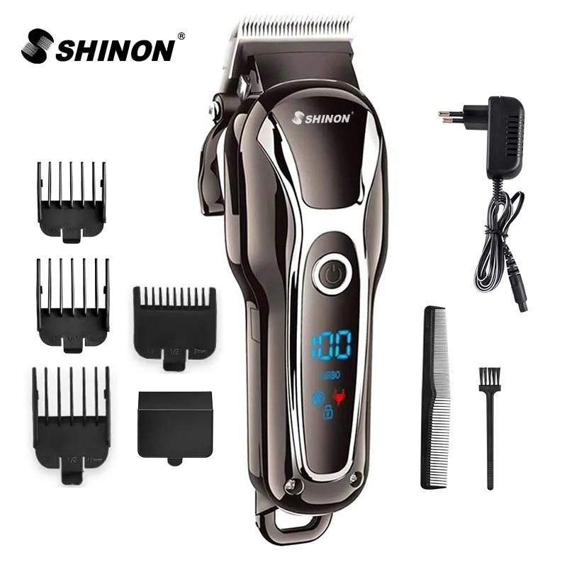 

Professional Hair Clipper Set Electric Hair Trimmer for Men Hair Cutting Machine LED Display Haircut Beard Trimmer Styling Tools