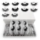 Накладные ресницы оптом 10203050100 пар 3d норковые ресницы наращивание ресниц натуральные накладные ресницы макияж Накладные ресницы оптом