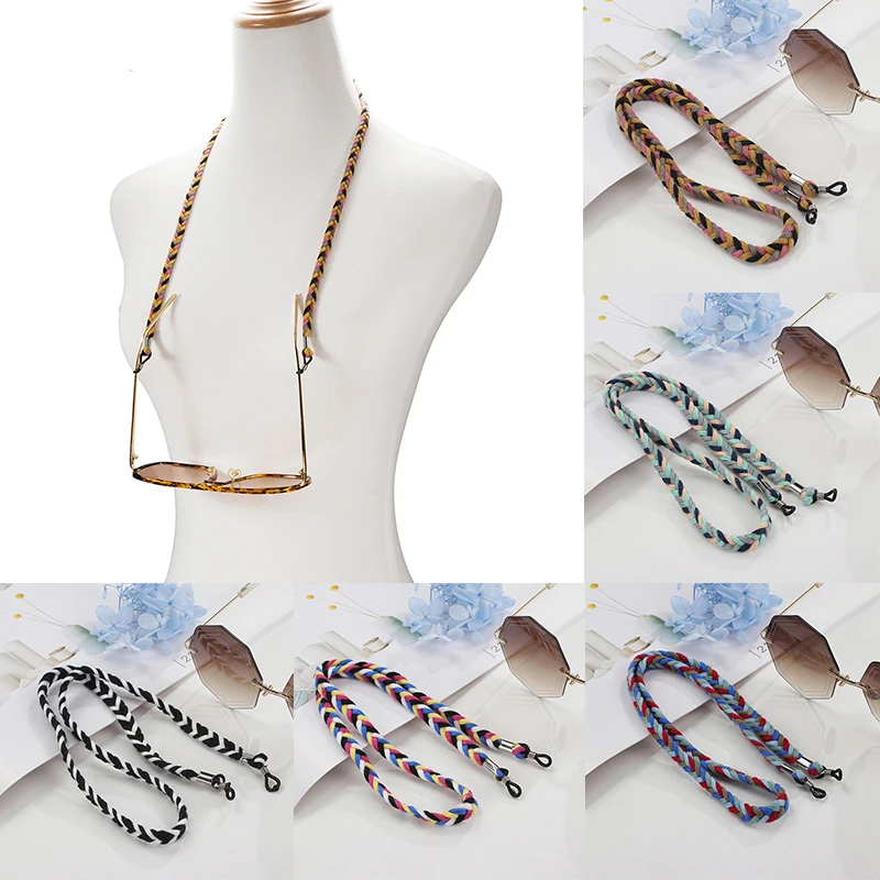 Ремешок для очков унисекс винтажный Модный цветной Твист толстый шнурок мужчин и