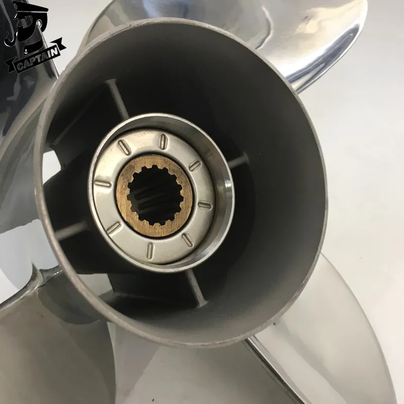 Подвесной Двигатель Captain Propeller 13x19 4 лезвия Yamaha F75 80HP 85HP 90HP F90 F100 из нержавеющей