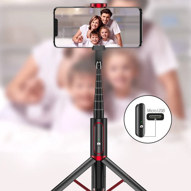 

Wireless Bluetooth Selfie Stick Tripod Portable Telescopic Rod