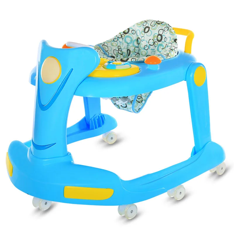 

Multifunctional Children Walker Anti-rollover Two-in-one Sliding Walker with Music Baby Stroller Baby Safety Car