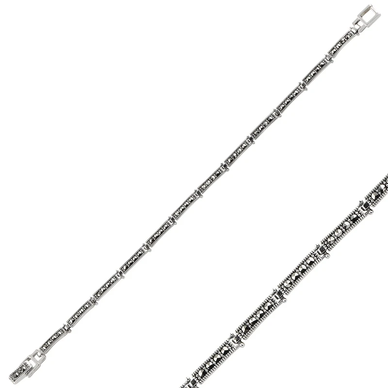 

Серебряный браслет Silverlina из стерлингового серебра с марказитом