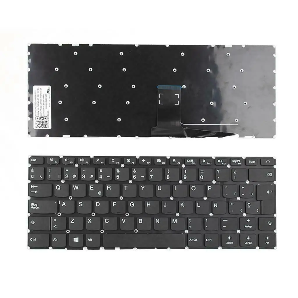 Клавиатура с испанской раскладкой SP Teclado для ноутбука Lenovo IdeaPad 110-14 | Компьютеры и