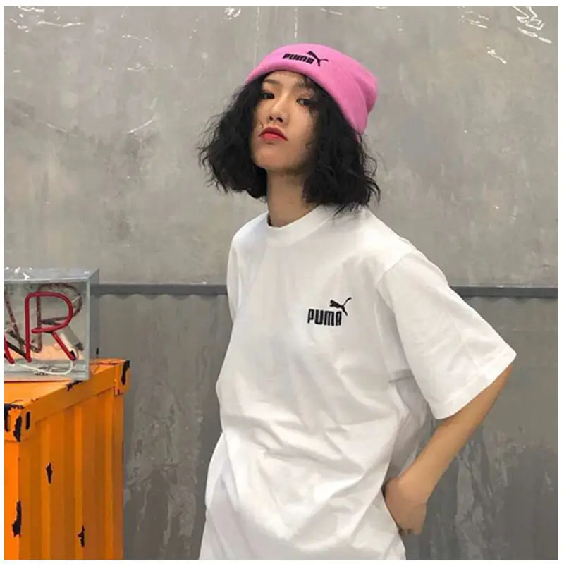 

Pure Cotton 2021 Summer New Short-sleeved Female Students Korean Version of Loose Women's Short-sleeved T-shirt Men's