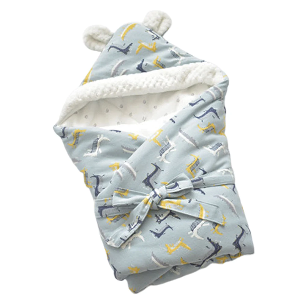 Детский хлопковый конверт для новорожденных мультяшное одеяло детей мягкая