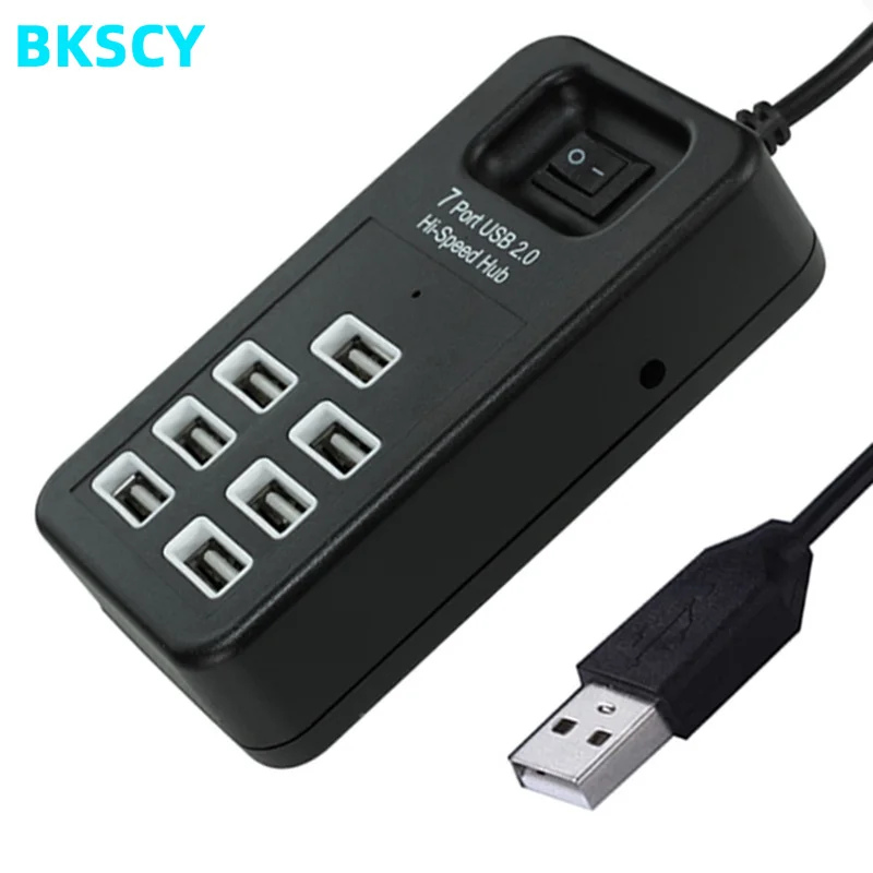 

Разветвитель USB usb-хаб BKSCY 2,0, 2,0, разветвитель 4 / 7/10 портов с переключателем ВКЛ./ВЫКЛ., адаптер для ПК, компьютерные аксессуары usb-хаб