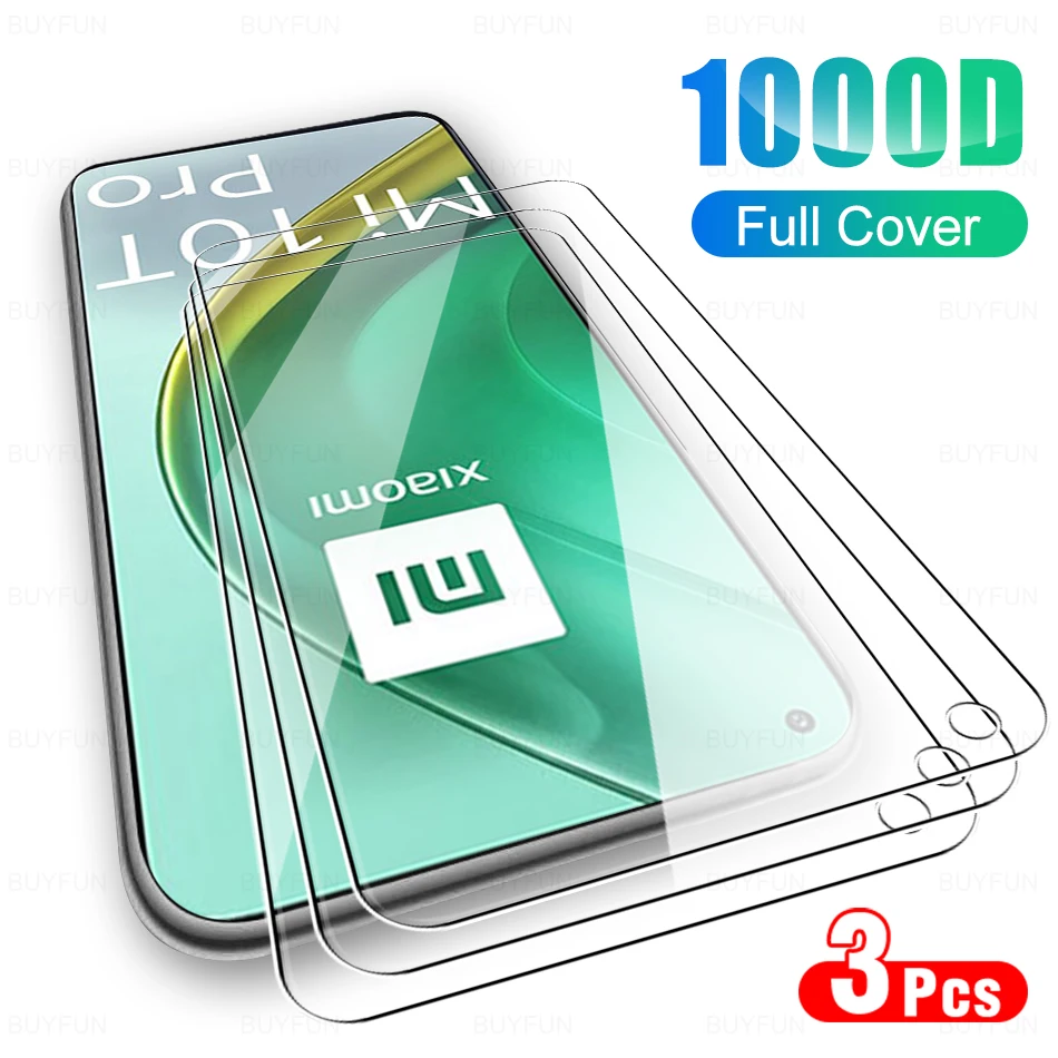 

Защитное стекло, закаленное стекло для Xiaomi Mi 10TPro 10T 10TLite 10 Lite 10D M2007J3SG, 3 шт.