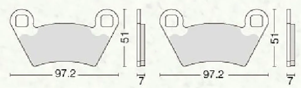 4 пары полуметаллических неасбестовых передних и задних тормозных колодок для 2011