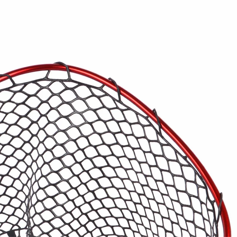 

Fishing Net Aluminum Alloy Pole Retractable Fishing Net Telescoping Foldable Landing Rubber Net for Fly PVA Fishing Network