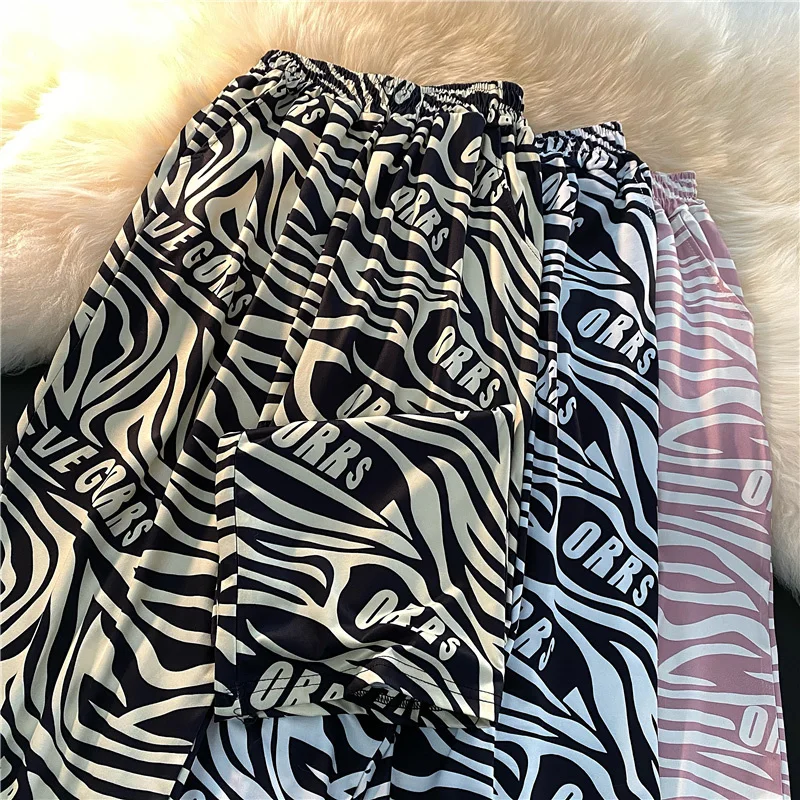 Брюки с широкими штанинами в европейском и американском стиле | Женская одежда