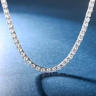 Ожерелье TKJ женское из серебра 60009 пробы, с фианитом, длина 40 см