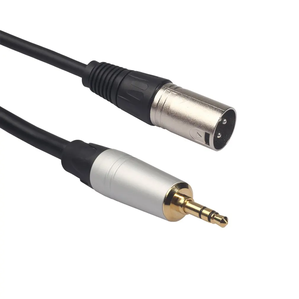 

0.3M Xlr 3-Pin Male To 3.5Mm Stereo Plug Shielded Microphone Microphone Cable Trs Cable Jack 3.5 Male To Male 52923A