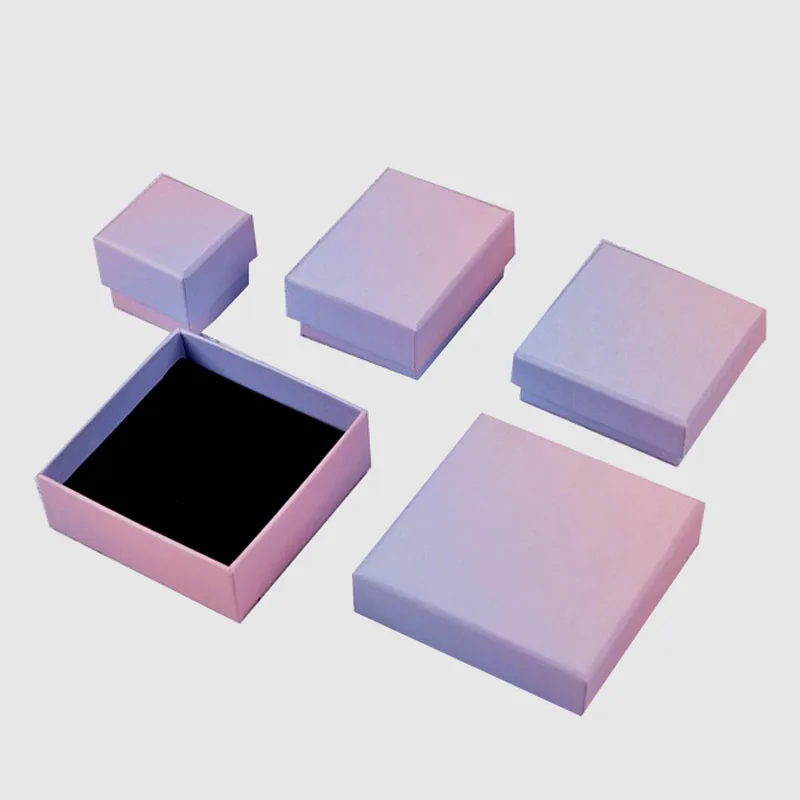 Высокое качество упаковка ювелирных изделий коробка DIY логотип постепенно